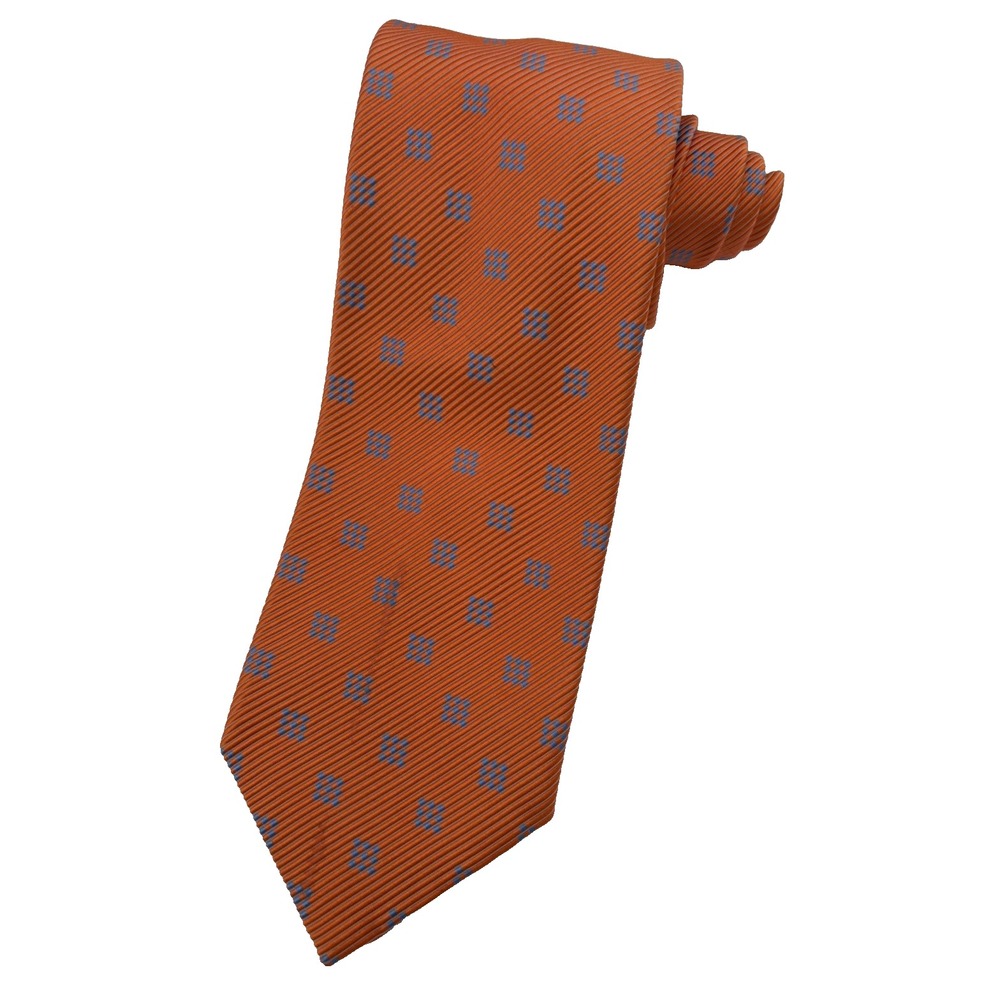 Robert Talbott  Mens REPP Tie Best of Class 50% Silk 50% Cotton USA